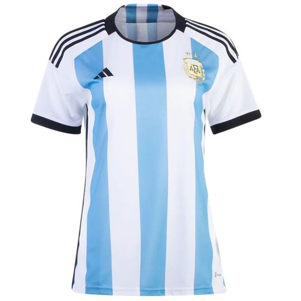 Argentina home female jersey women's first soccer uniform sports football kit tops shirt 2022
